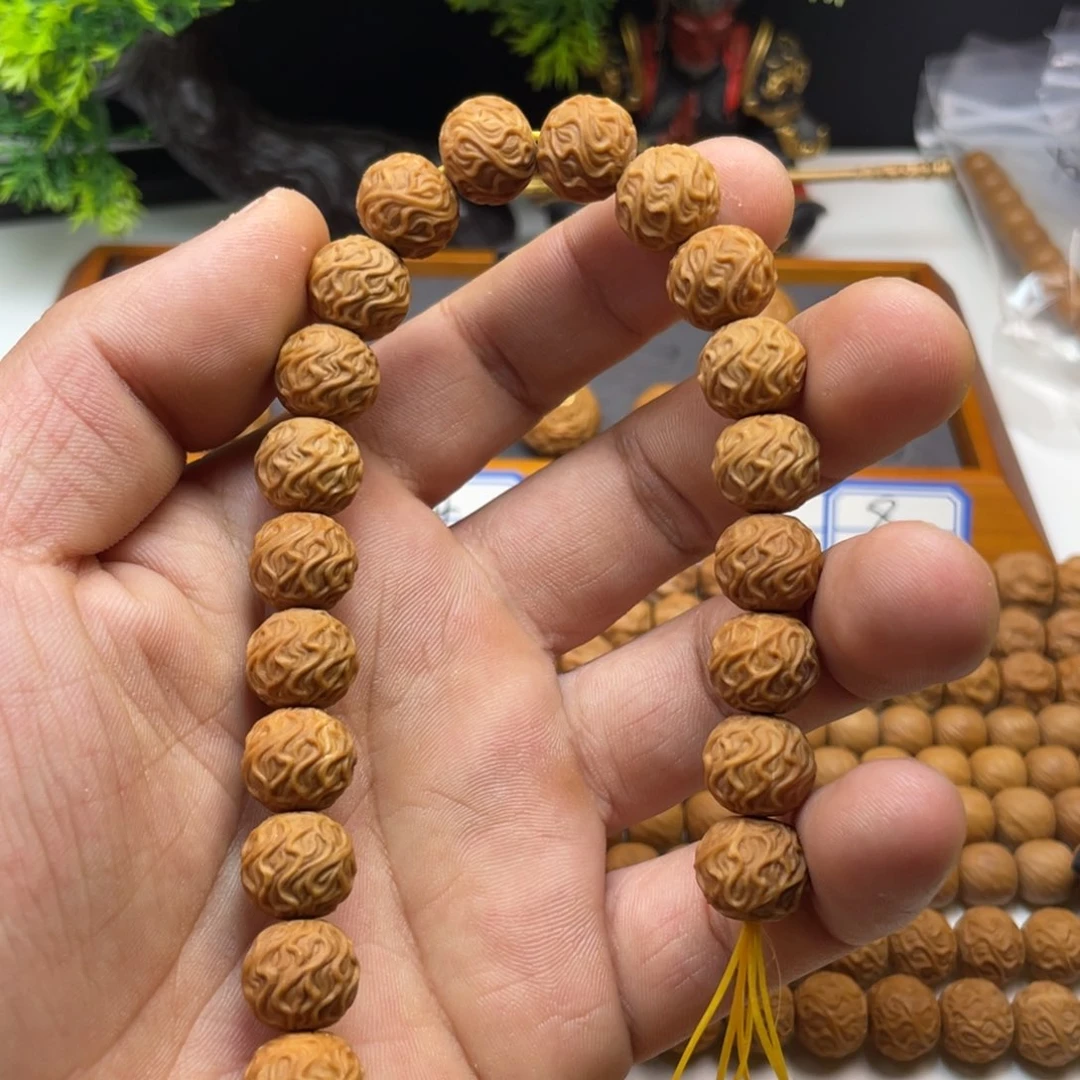 @***雨猴头核桃手串无相龙爪