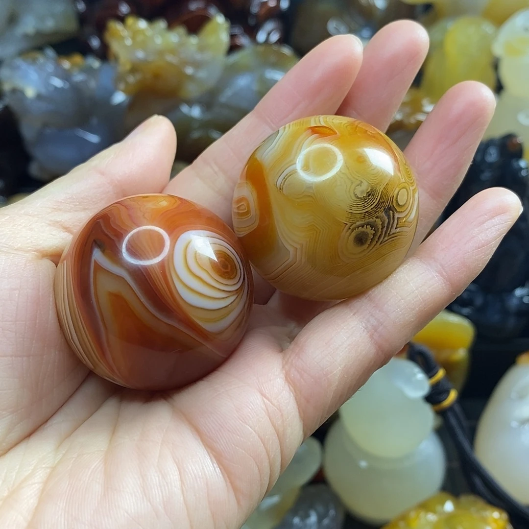 玛瑙/玉髓未镶嵌手把件