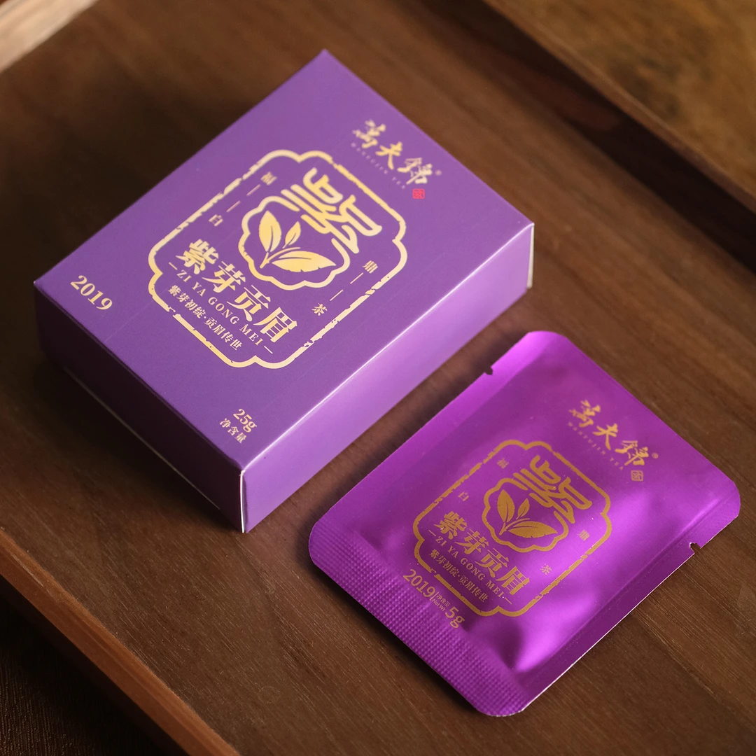【范选&洪辉龙】2019年 紫芽饼干 贡眉白茶 福鼎白茶 25g