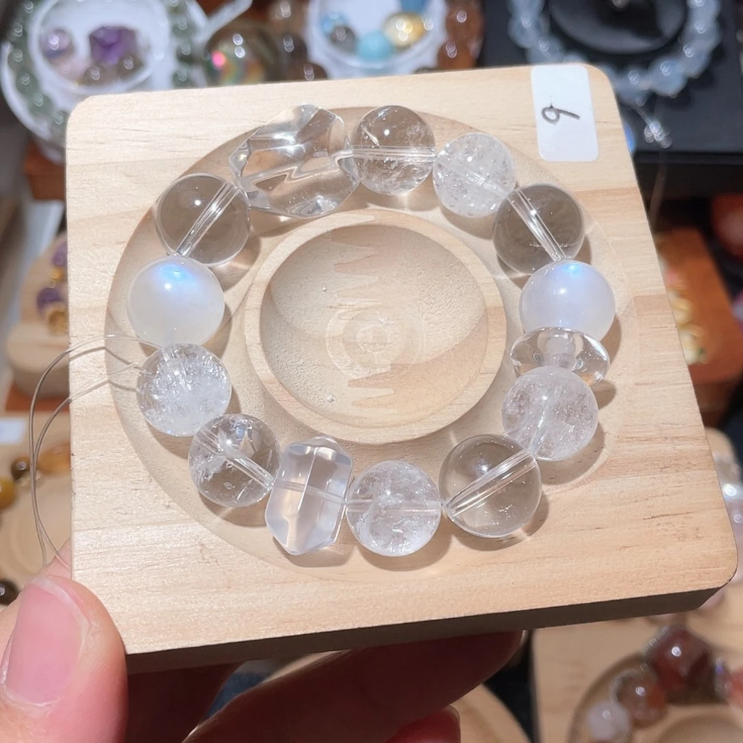 水晶手链未镶嵌洁*白水白阿塞