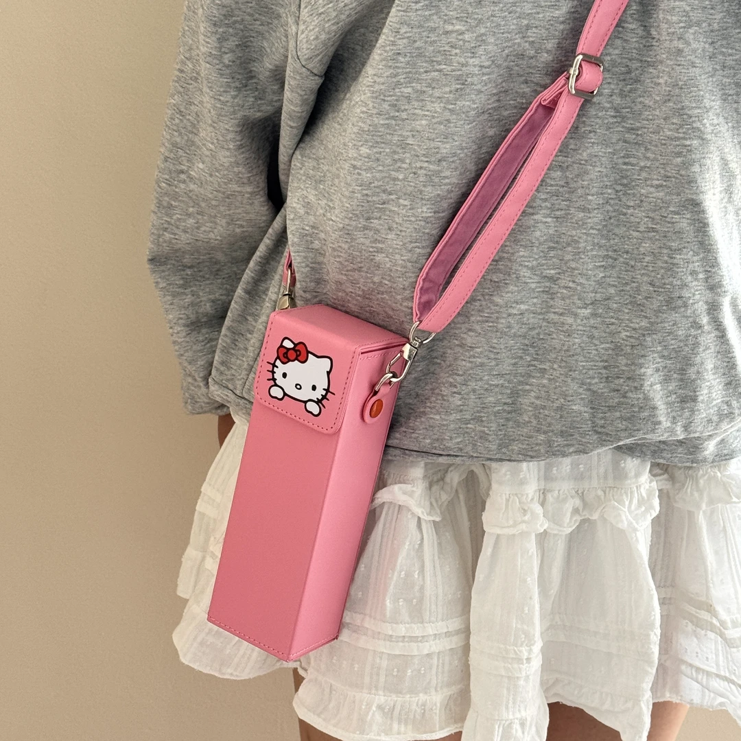 可爱KT猫方形斜挎磁吸保护壳大疆Pocket3收纳盒云台相机包收纳盒