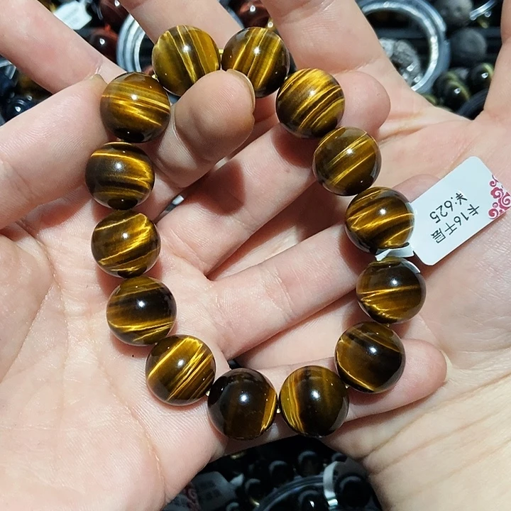 翩***情木变石（虎睛石）未镶嵌手串