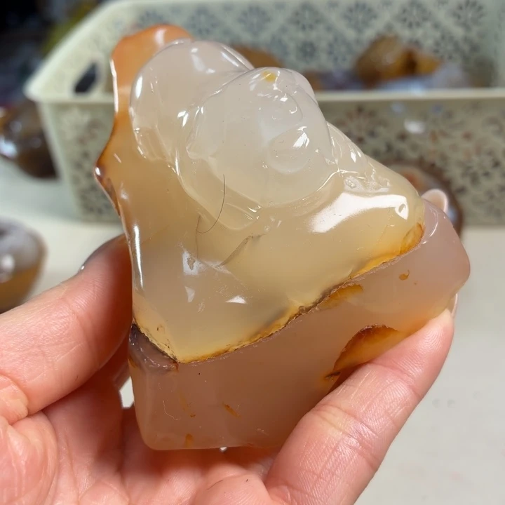 玛瑙/玉髓未镶嵌吊坠(不含链)
