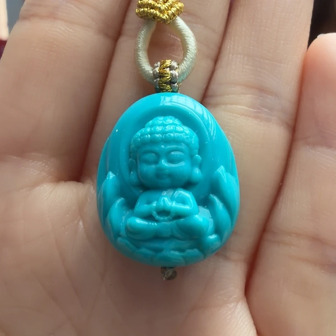 绿松石未镶嵌颈饰