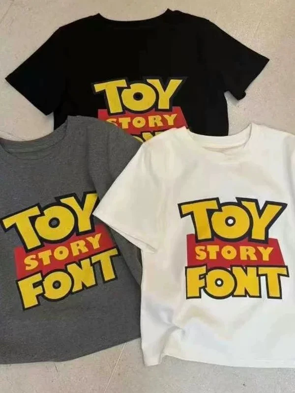 盈盈荷家百搭字母短袖