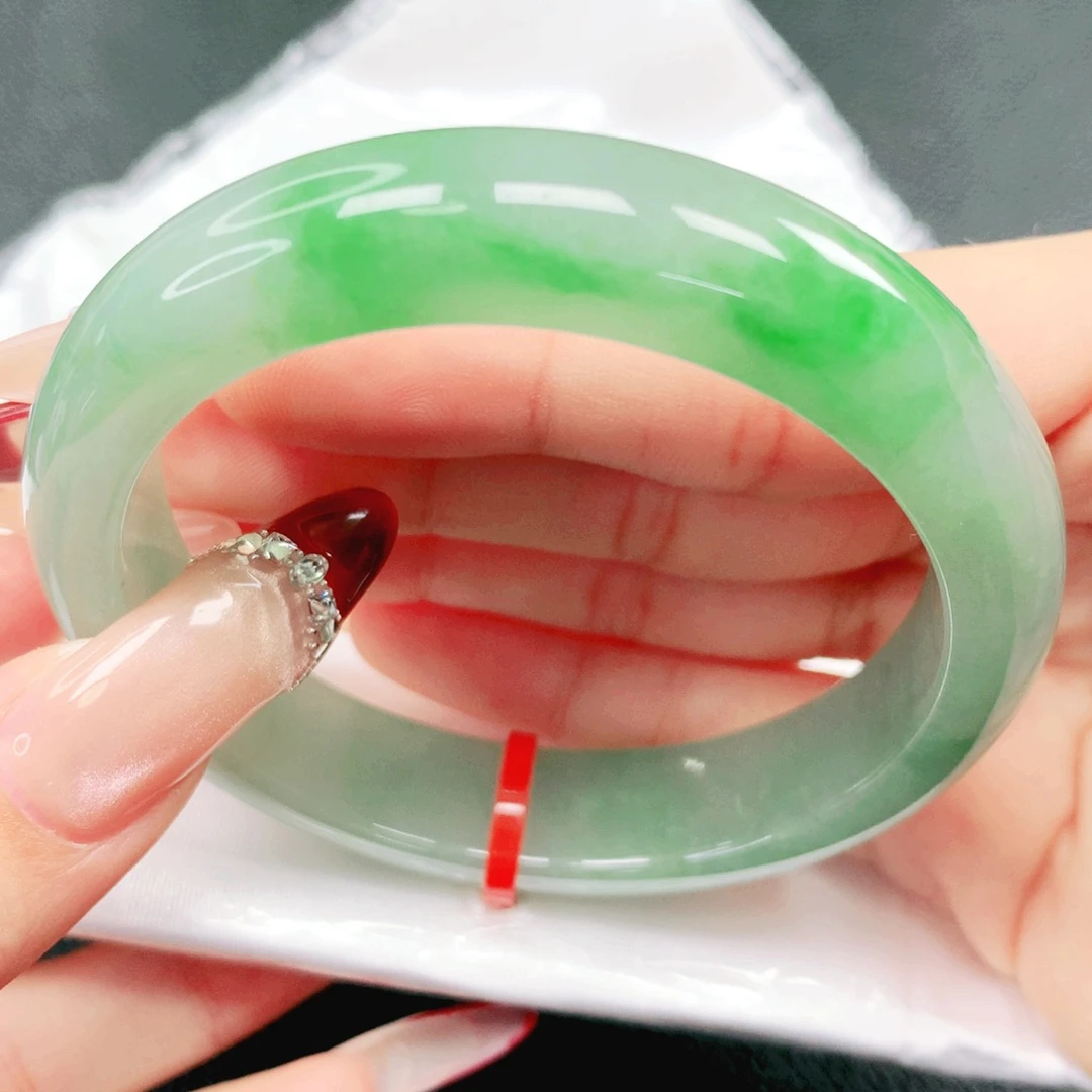 翡翠未镶嵌手镯56