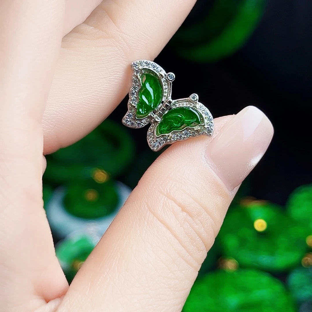 颈饰银S925镶嵌翡翠多样性