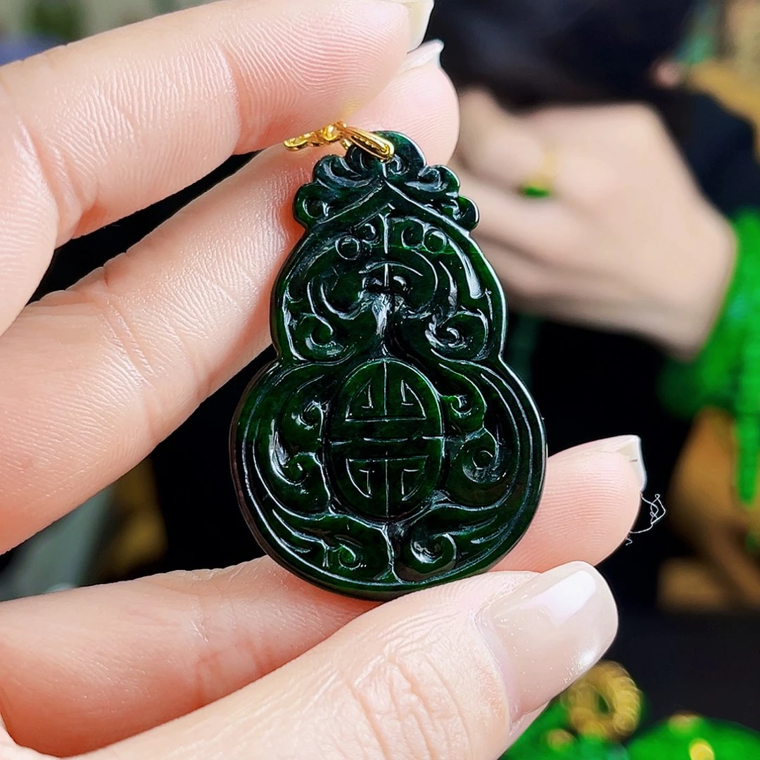 颈饰银S925镶嵌翡翠多样性