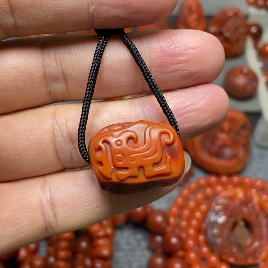 南红玛瑙未镶嵌吊坠(不含链)