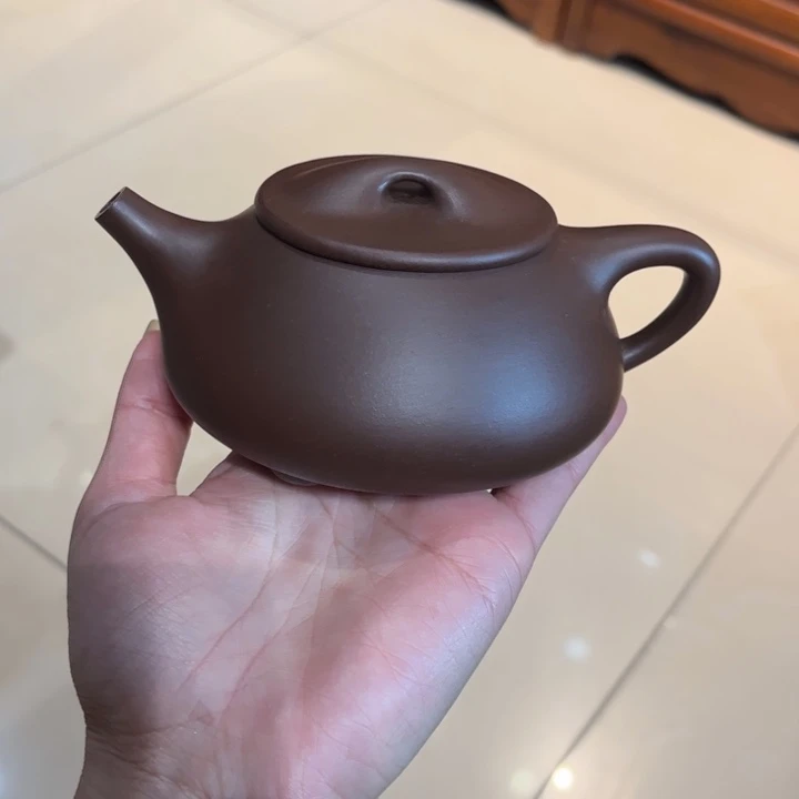别***哈紫砂茶壶景舟石瓢壶