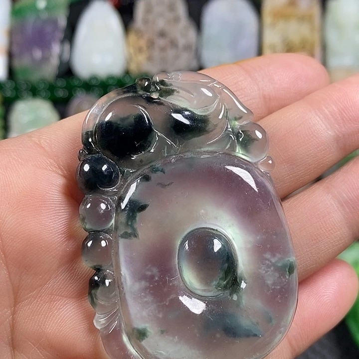 紫金钵盂菩提吊坠