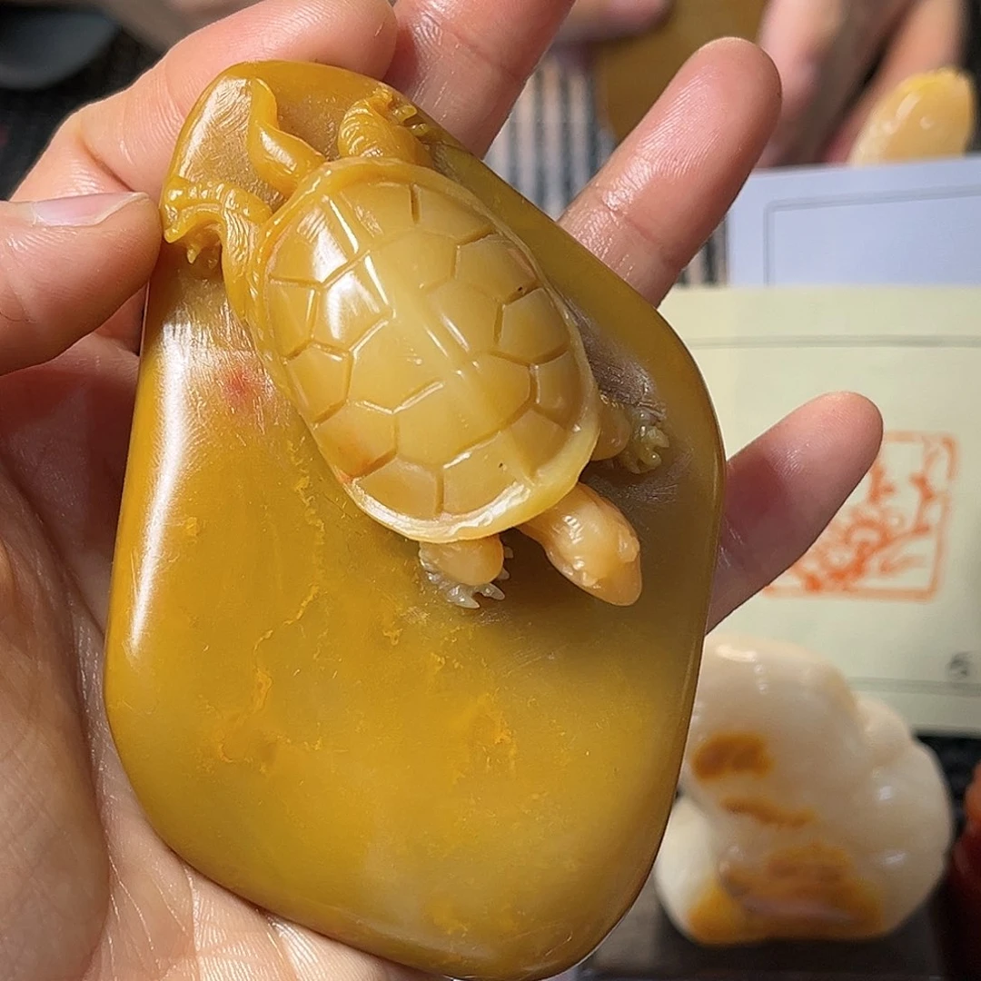 寿山石印石这种现象很明显了