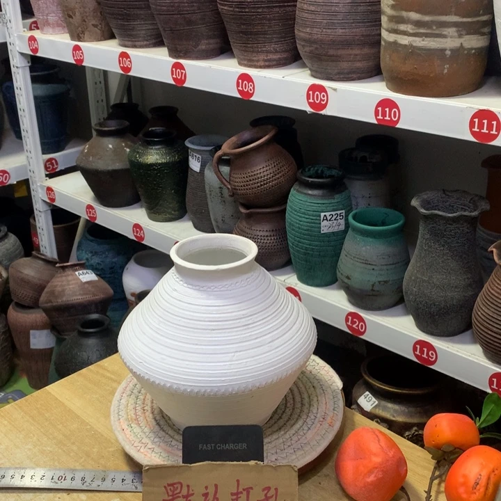 【闪购商品】红陶粗糙盆默认打孔高20口8.5