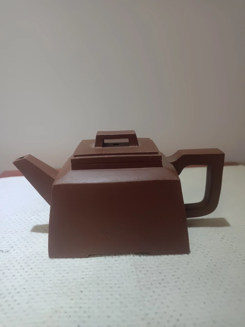 四方升方宜兴紫砂壶纯手工四方壶手制