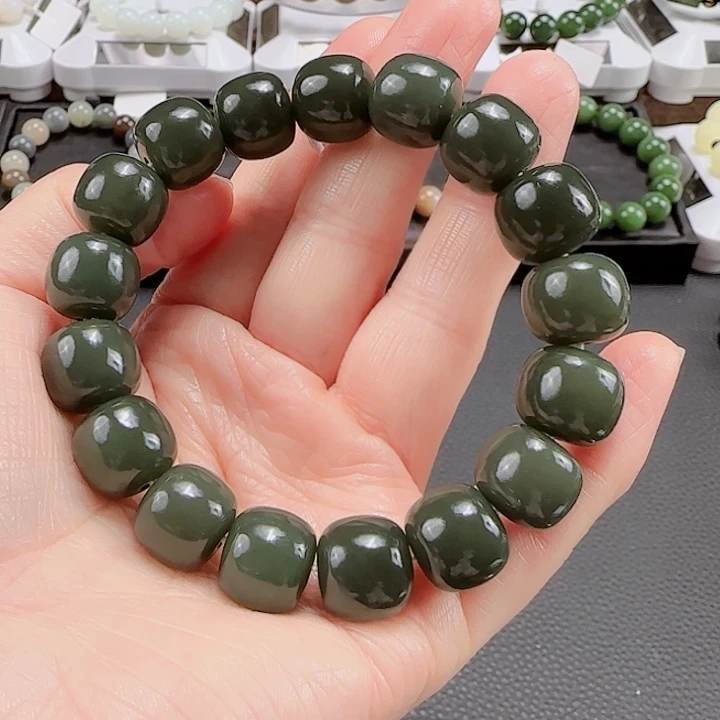 和田玉手串未镶嵌