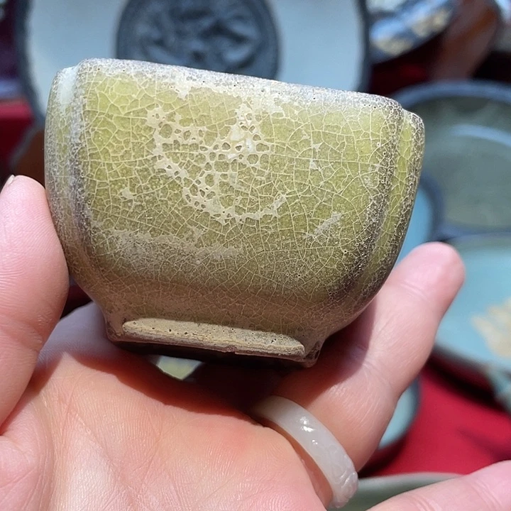 钧瓷盘谢谢老师支持