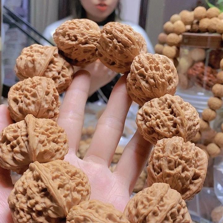 【闪购商品】文玩核桃把件L***u玉枕元宝手持