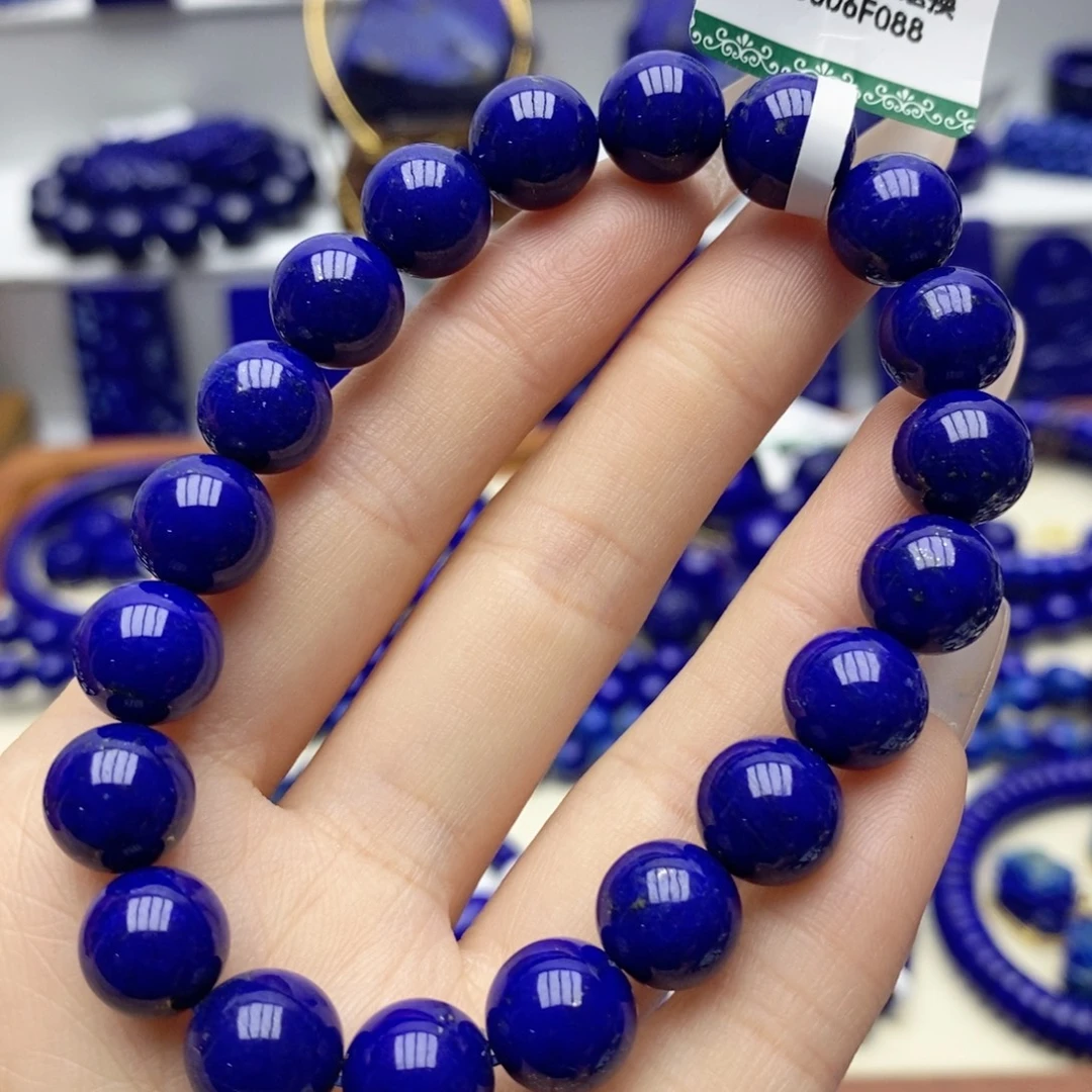 青金石未镶嵌手链10mm