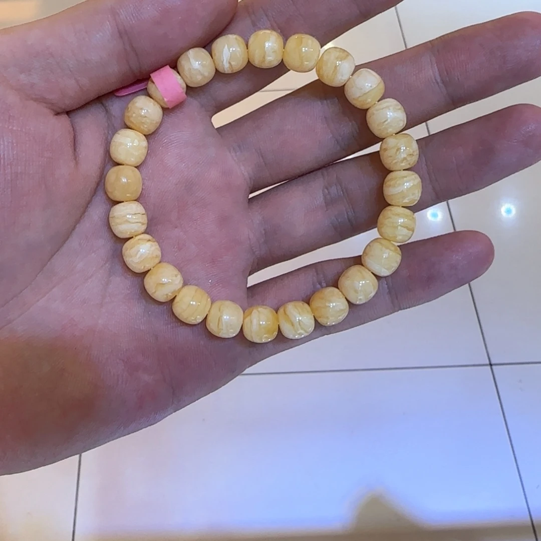 未镶嵌琥珀手链蜜蜡