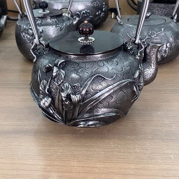 1兰花蟹砂铁壶1300毫升纯手工打造