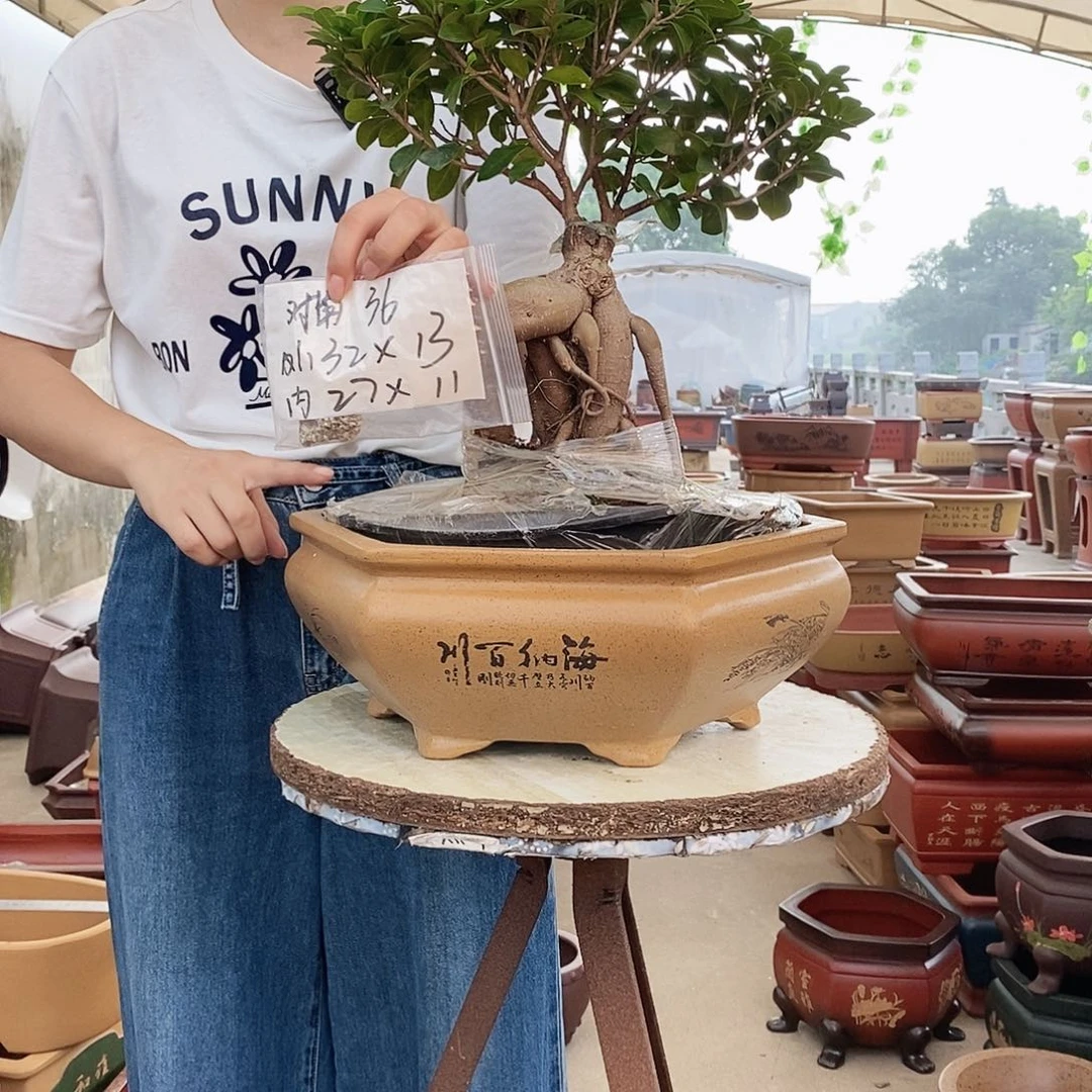 段泥花盆紫砂花盆