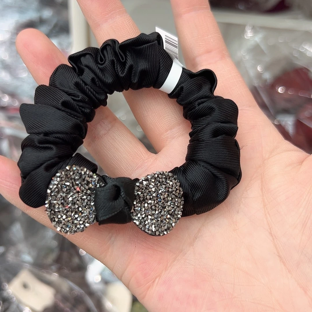 布艺非金属枪色蝴蝶结面膜圈