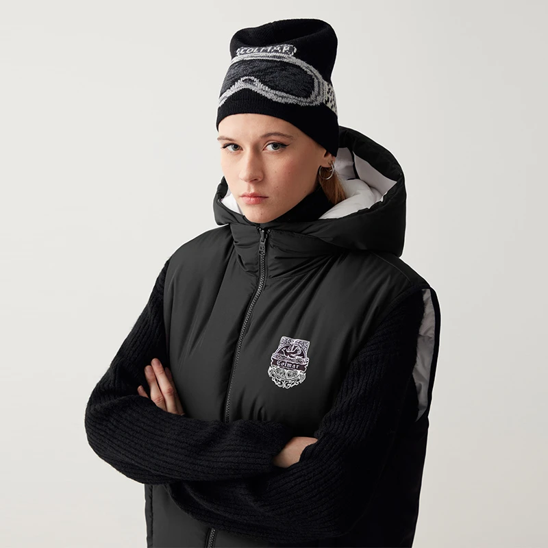 COLMAR/科尔马100周年限定款 时尚舒适情侣款冬季新款保暖绒线帽