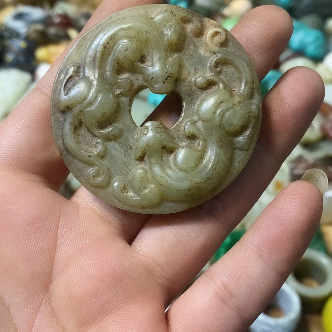 和田玉（糖玉）未镶嵌挂件