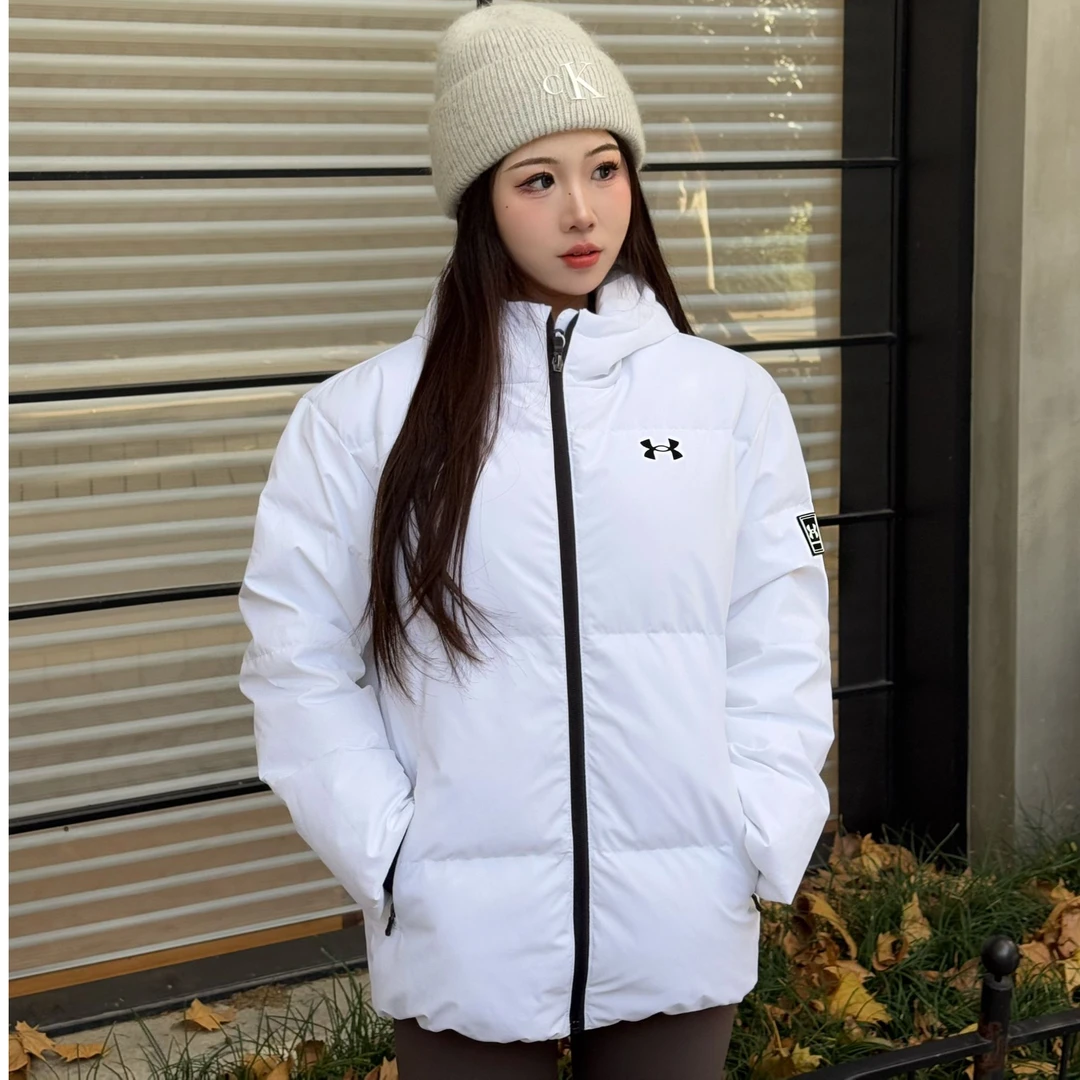 防污科技认证丨安德玛派克冲锋型滑雪保暖连帽户外运动羽绒服