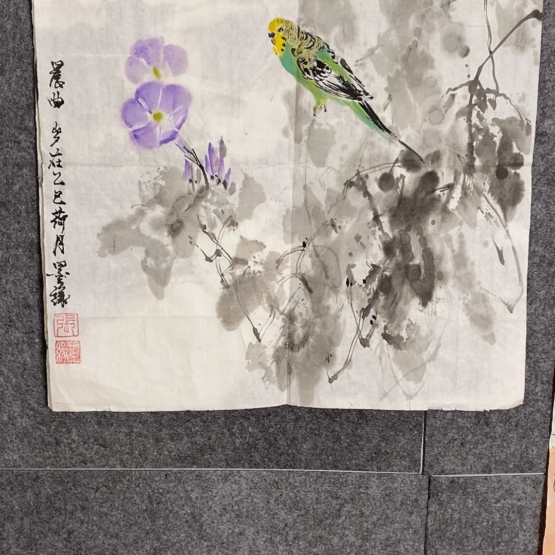 国画手写手绘国画作品9