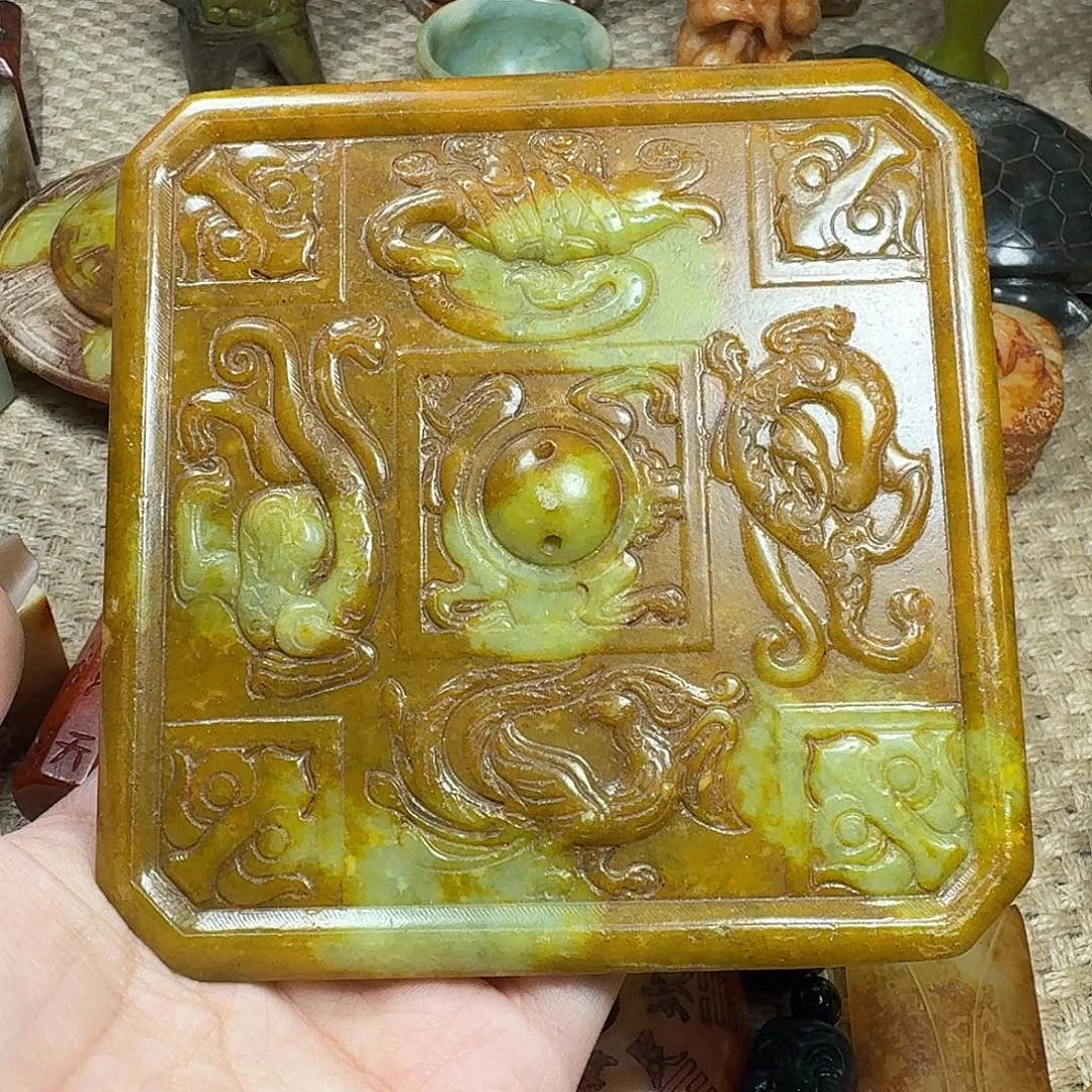 白玉菩提吊坠挂件