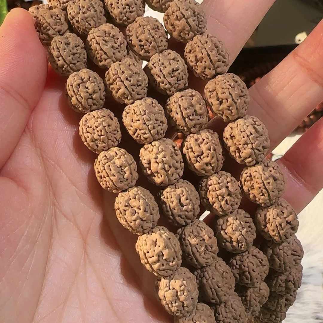 吊坠金刚菩提麦穗龙头货108