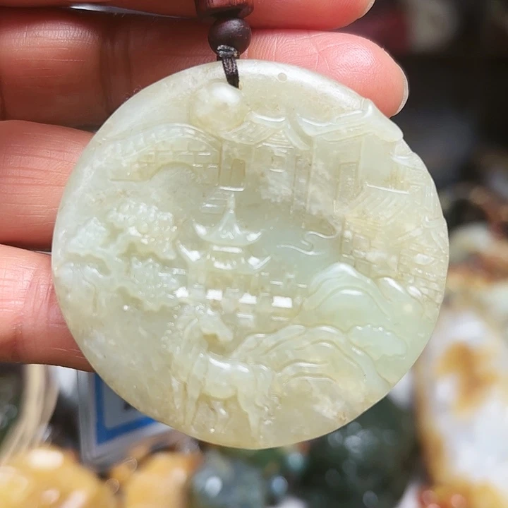 和田玉颈饰未镶嵌