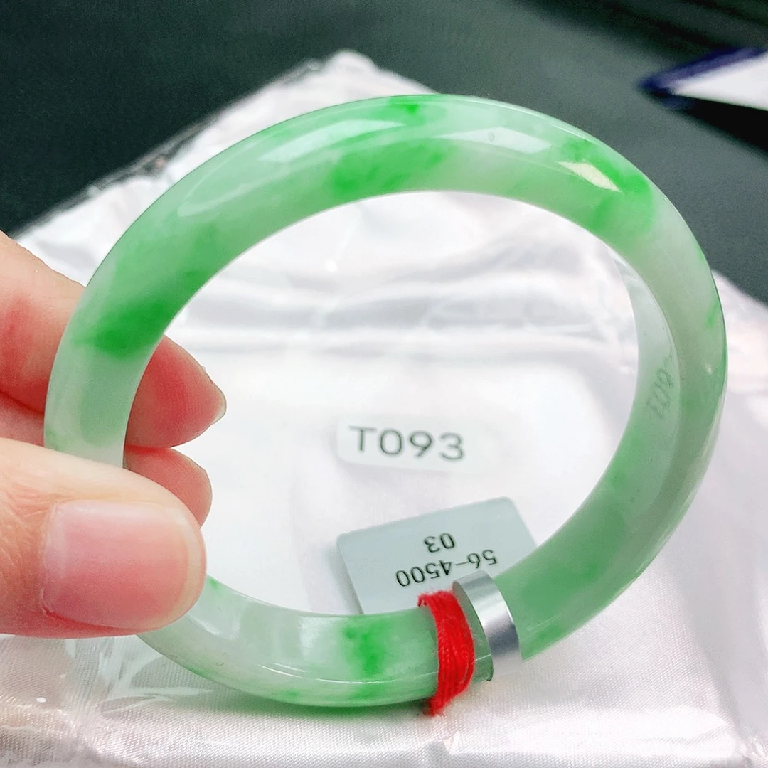 翡翠未镶嵌手镯缅甸天然a货翡翠手镯