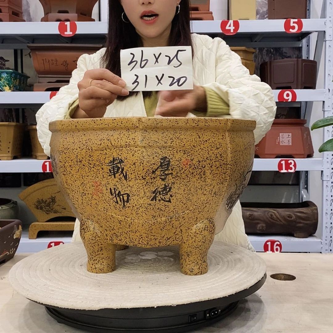 紫砂花盆紫砂花盆