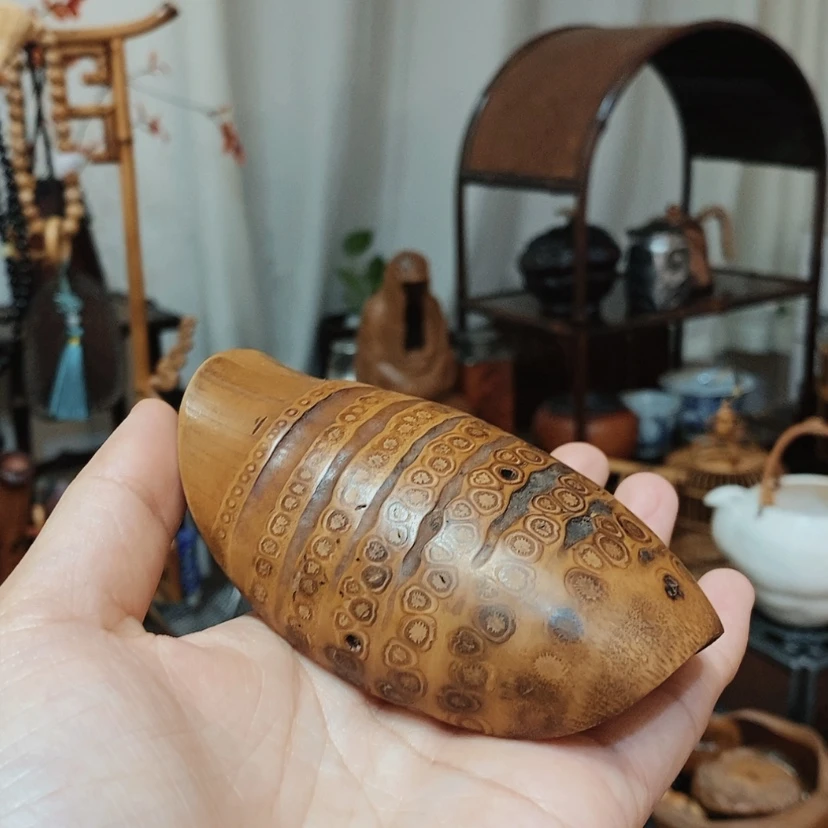 【闪购商品】陶瓷老竹根茶则