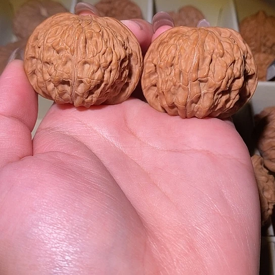 無***言文玩核桃把件43-球磨