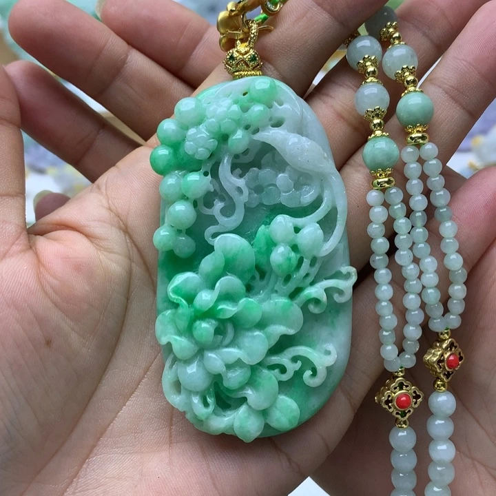 颈饰未镶嵌翡翠翡翠