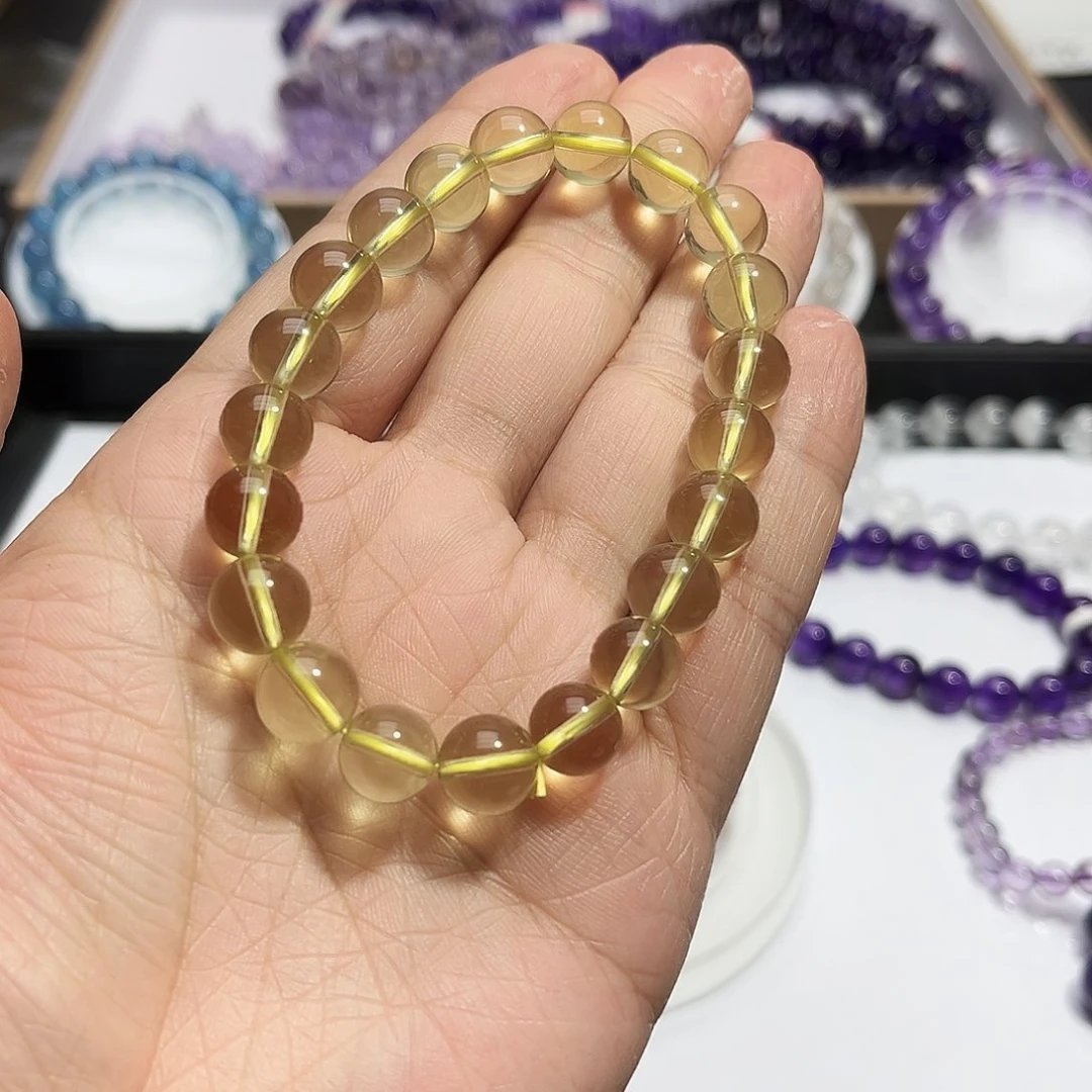 水晶手链未镶嵌奥****兽柠檬黄9.8mm