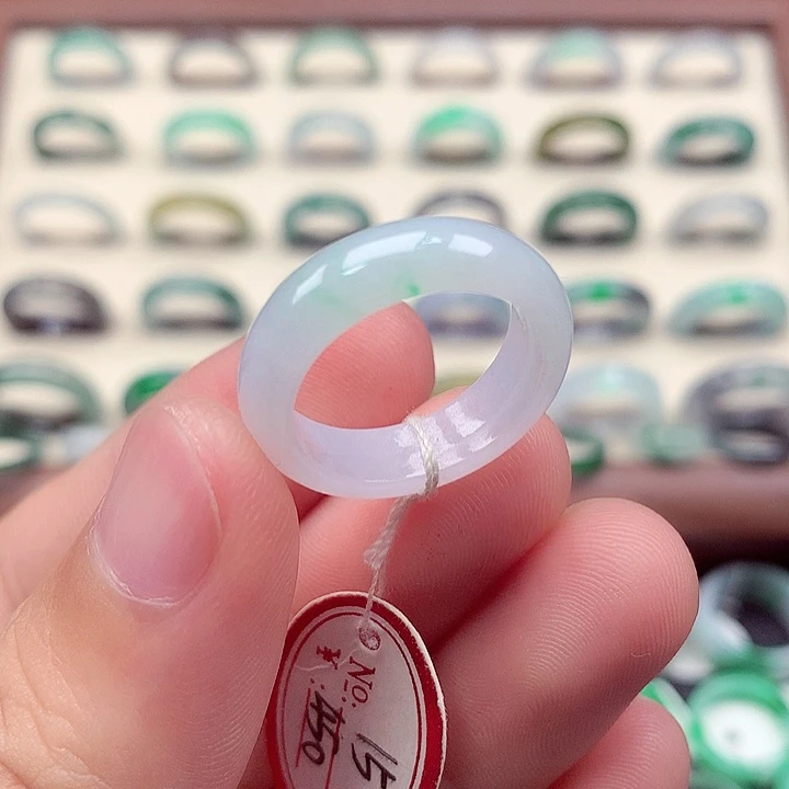 翡翠戒指未镶嵌15号