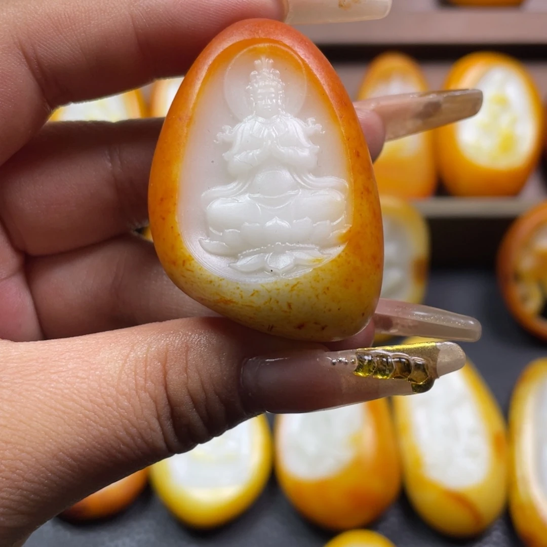 和田玉未镶嵌挂件?*?