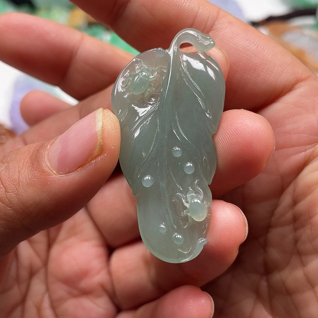 颈饰未镶嵌翡翠小****爱翡玉缘翡翠