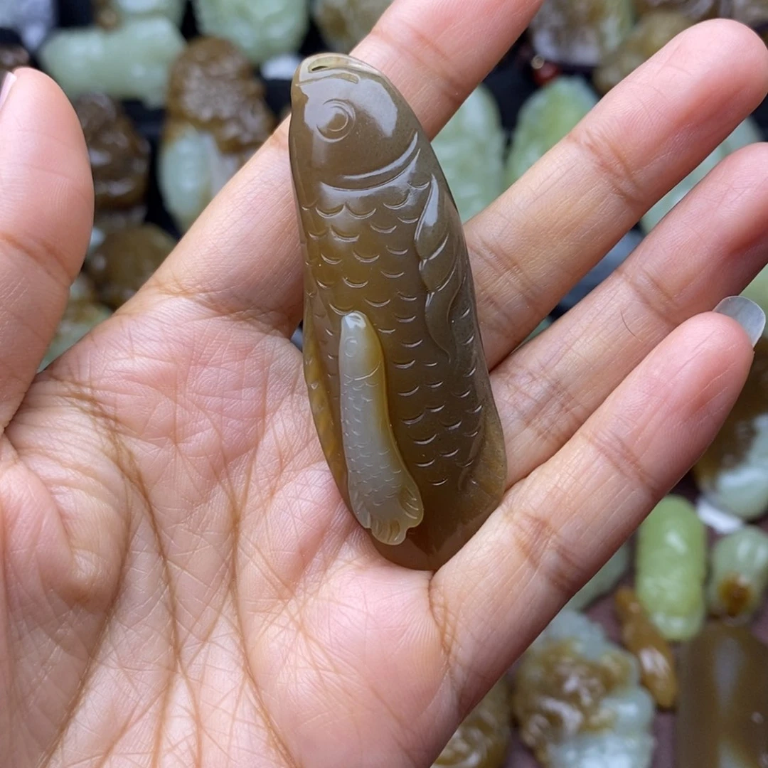 项链未镶嵌和田玉（糖玉）兵*宠