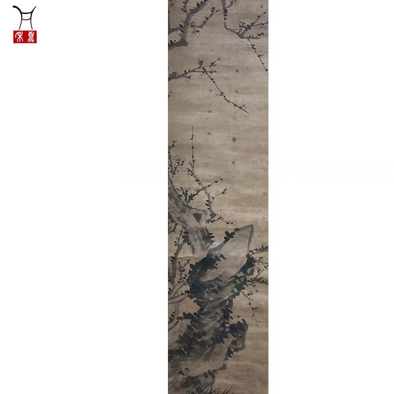 X1013梅花立轴46X136/5.6平尺