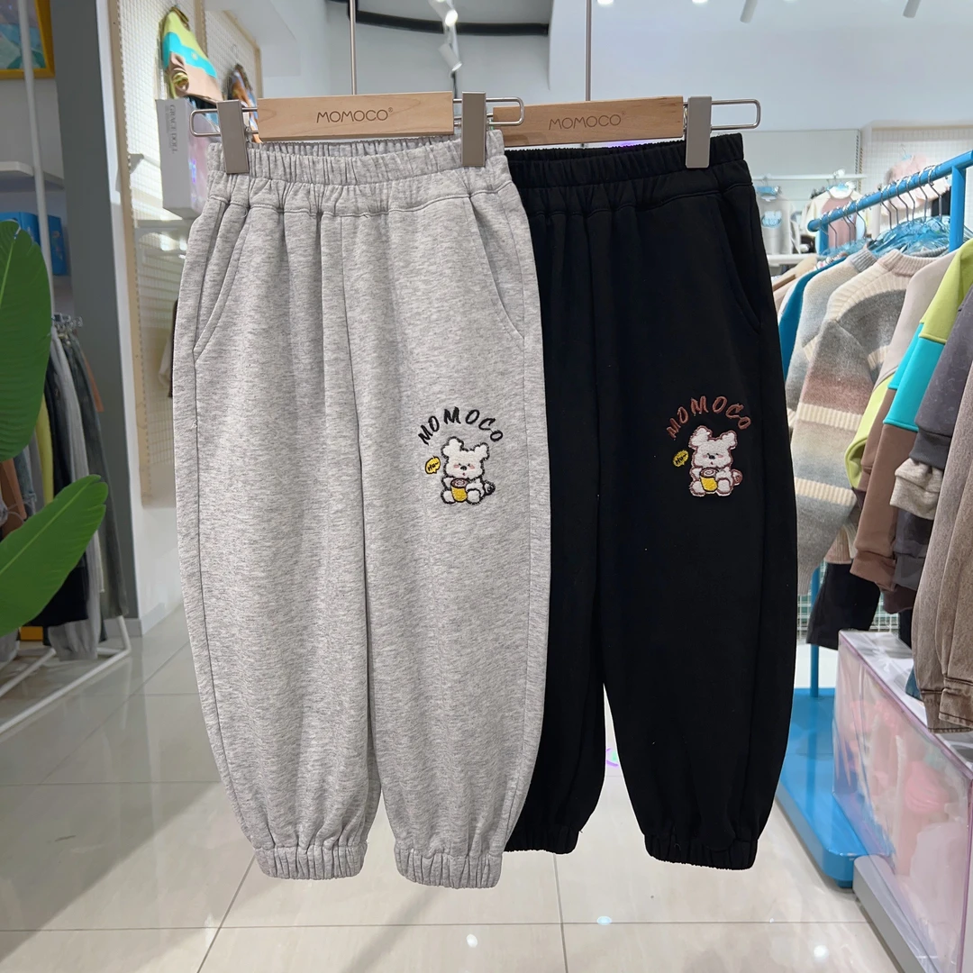 MOMOCO/玛米玛卡春秋新款男童百搭时尚休闲裤兔子卫裤77180358002