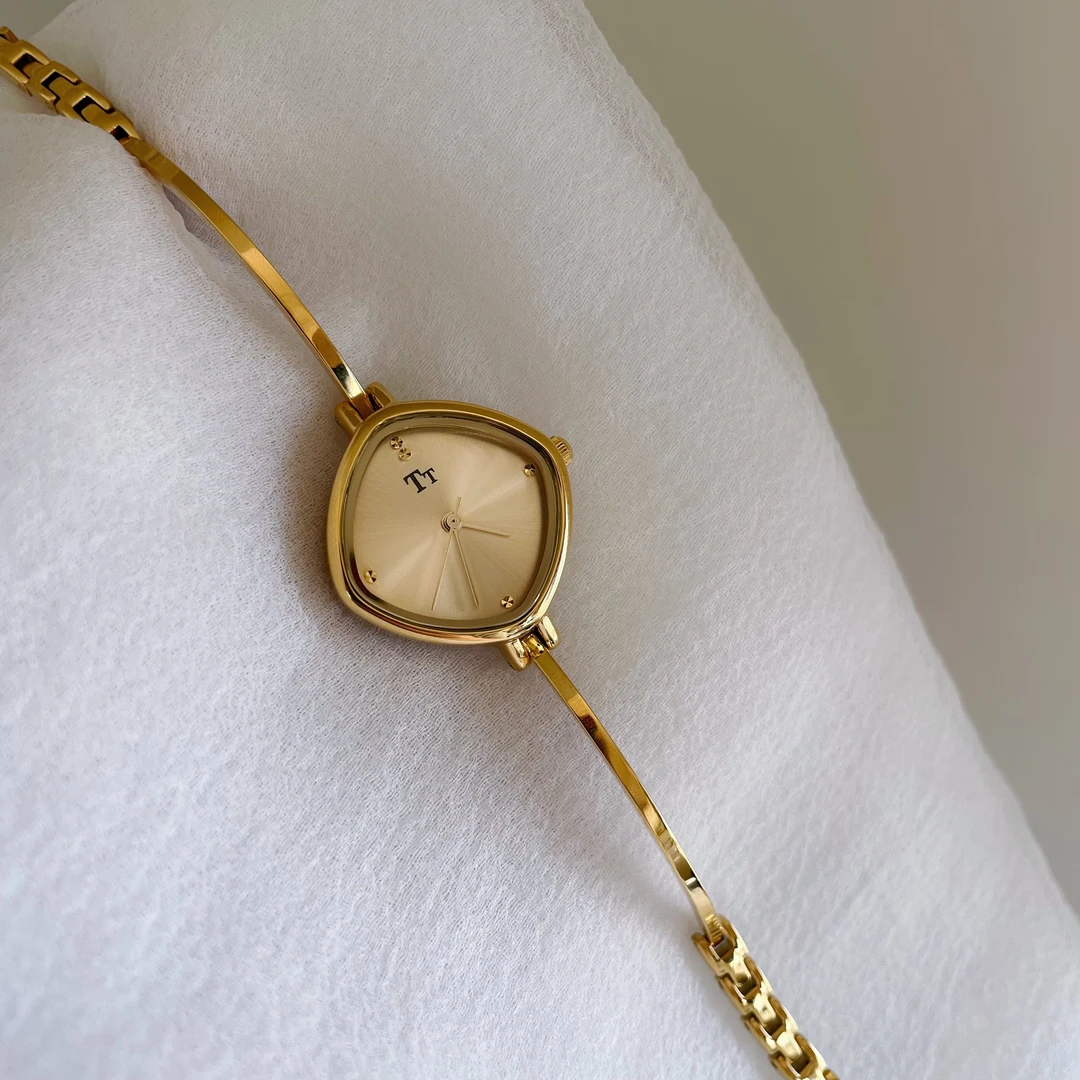 精致复古小表盘手链手表小金表细带钢带职场气质女士女表2025新款
