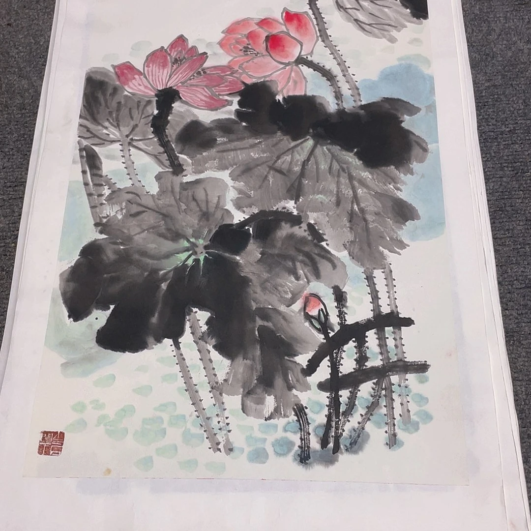 国画2平尺纯手绘国画作品