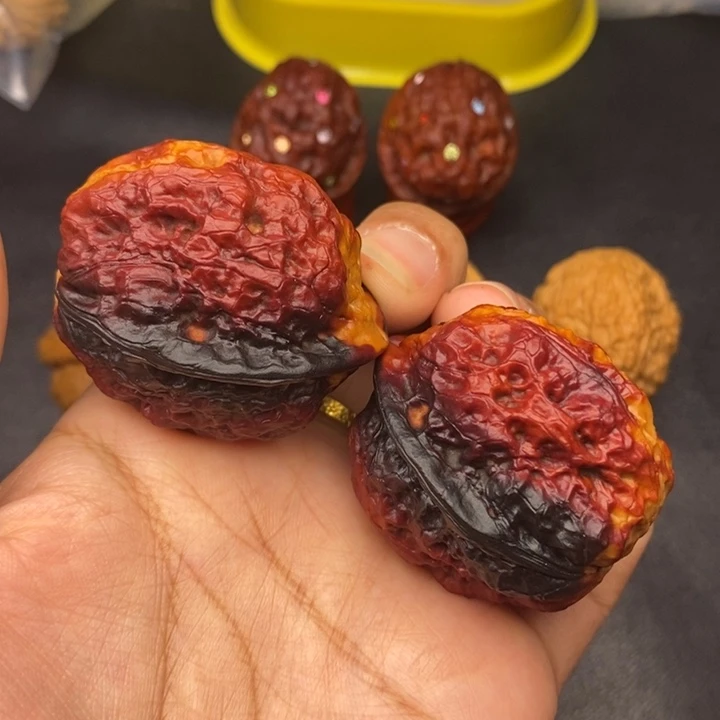 吊坠文玩核桃41尺金蟾王