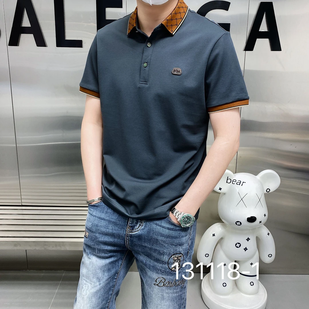 【欧货高端】男士夏季高端欧货polo131118翻领休闲时尚商务