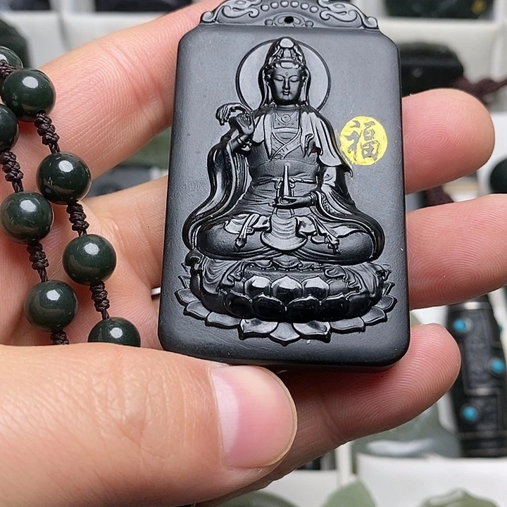 和田玉（青玉）未镶嵌颈饰